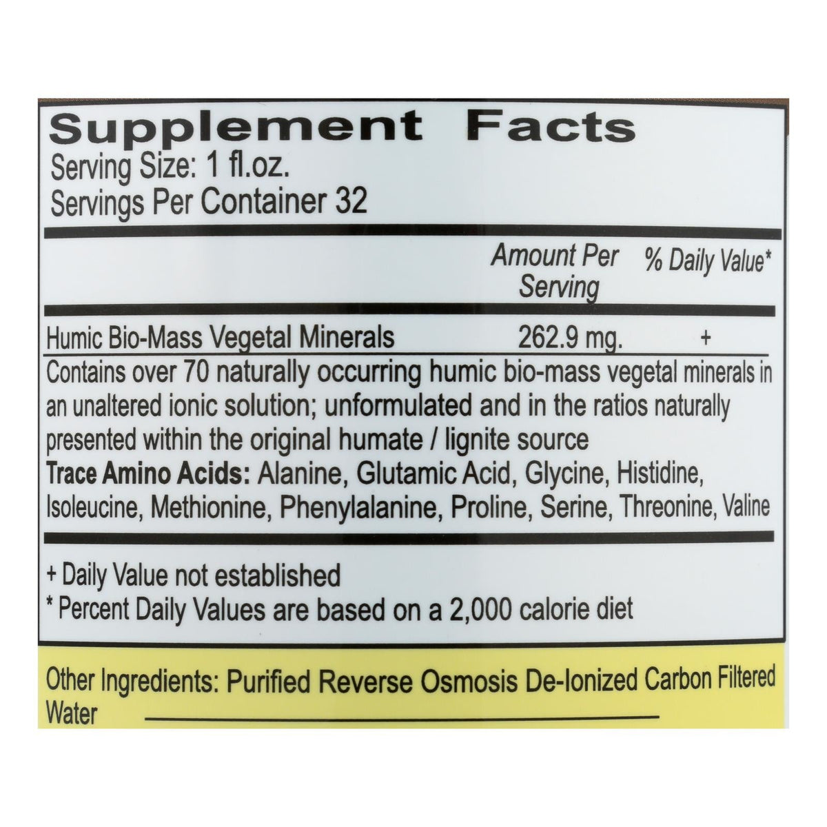Vital Earth Humic Minerals (32 Fl Oz.)