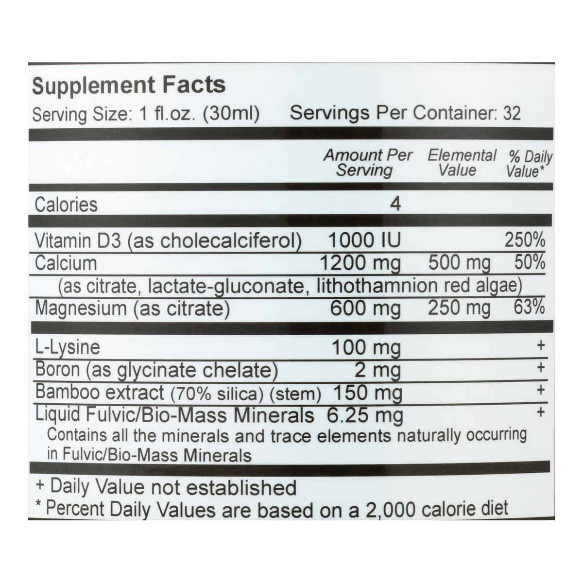 Vital Earth Minerals Cal-Mag Liquid, 32 oz