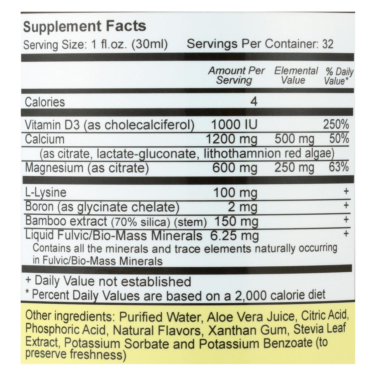 Vital Earth Minerals Cal-Mag Liquid, 32 oz