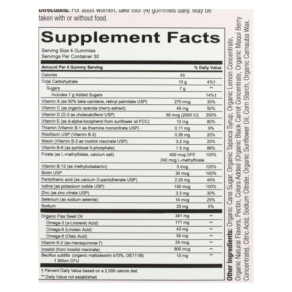 SmartyPants Women's Complete Gummy Vitamins, 120 ct