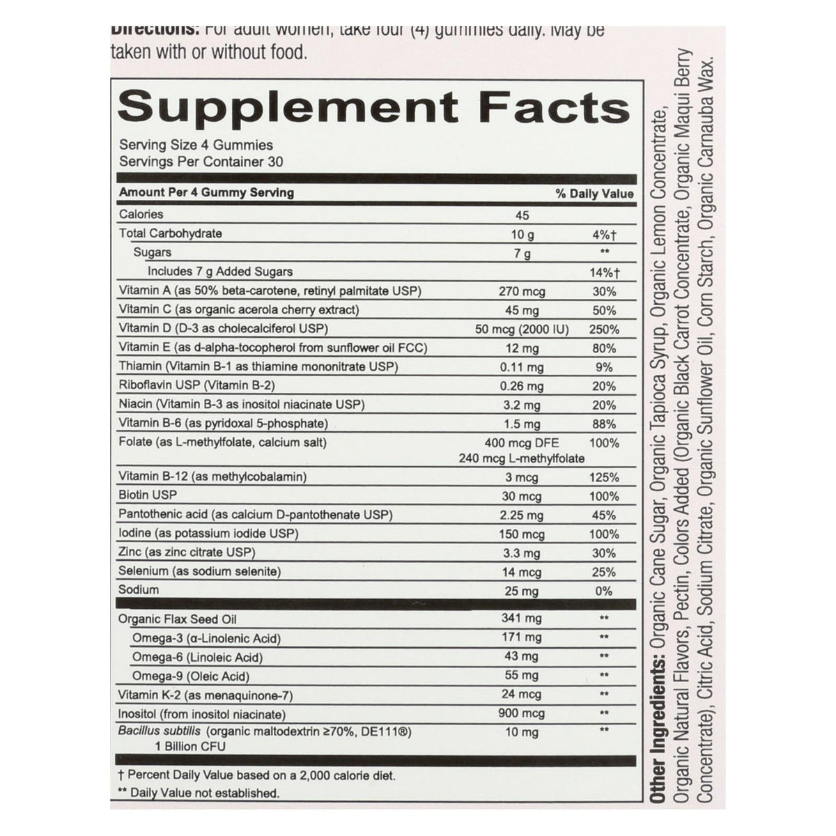 SmartyPants Women's Complete Gummy Vitamins, 120 ct