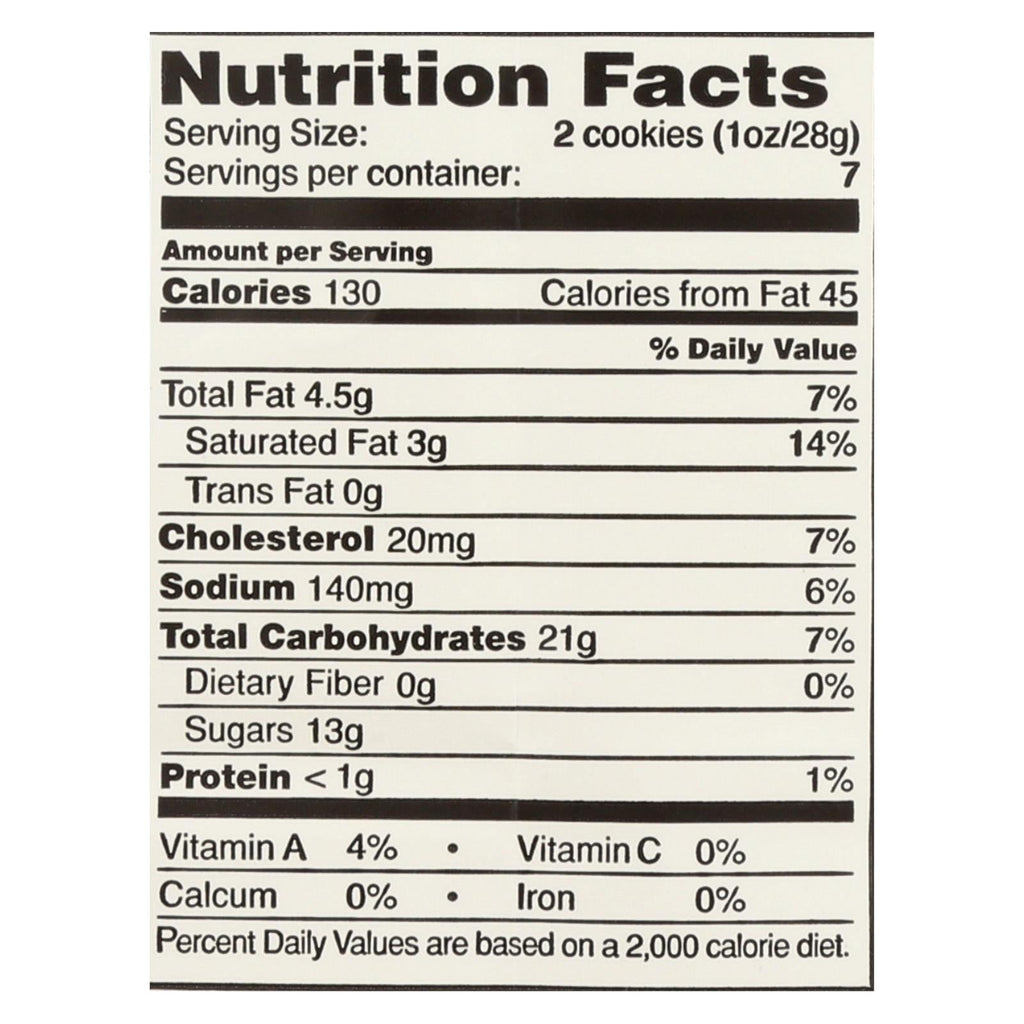 Tate's Bake Shop Ginger Zinger Cookies, 7 oz (Case of 12)