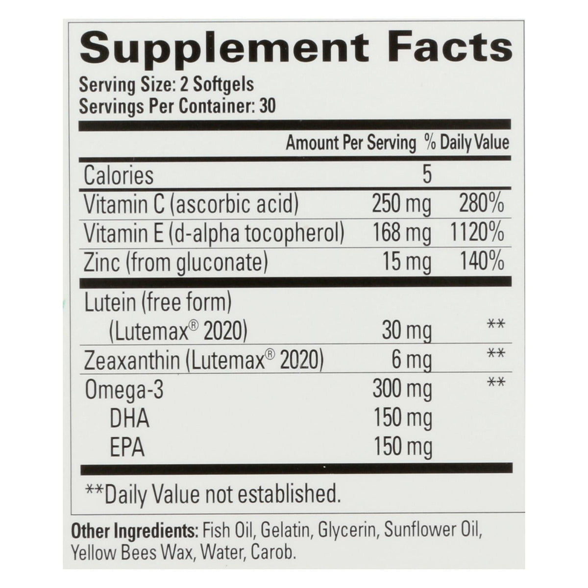 Quantum Health Macula 30, 60 Softgels