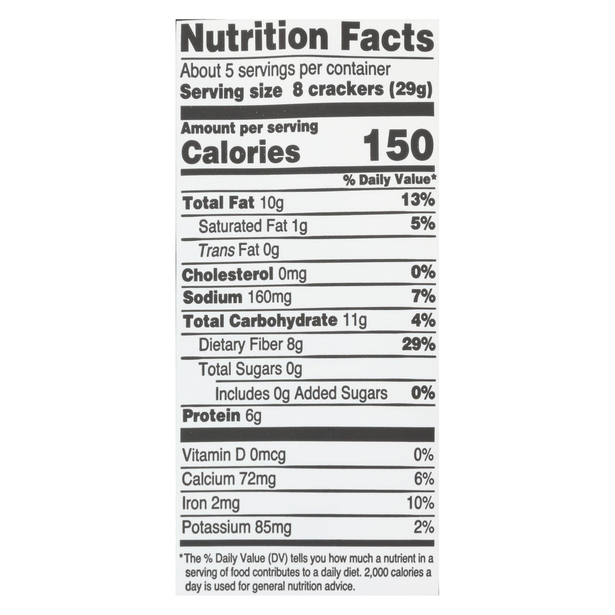 Flackers Organic Flax Seed Crackers, Savory, 5 oz (Case of 6)