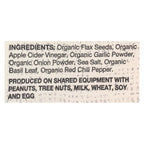 Flackers Organic Flax Seed Crackers, Savory, 5 oz (Case of 6)