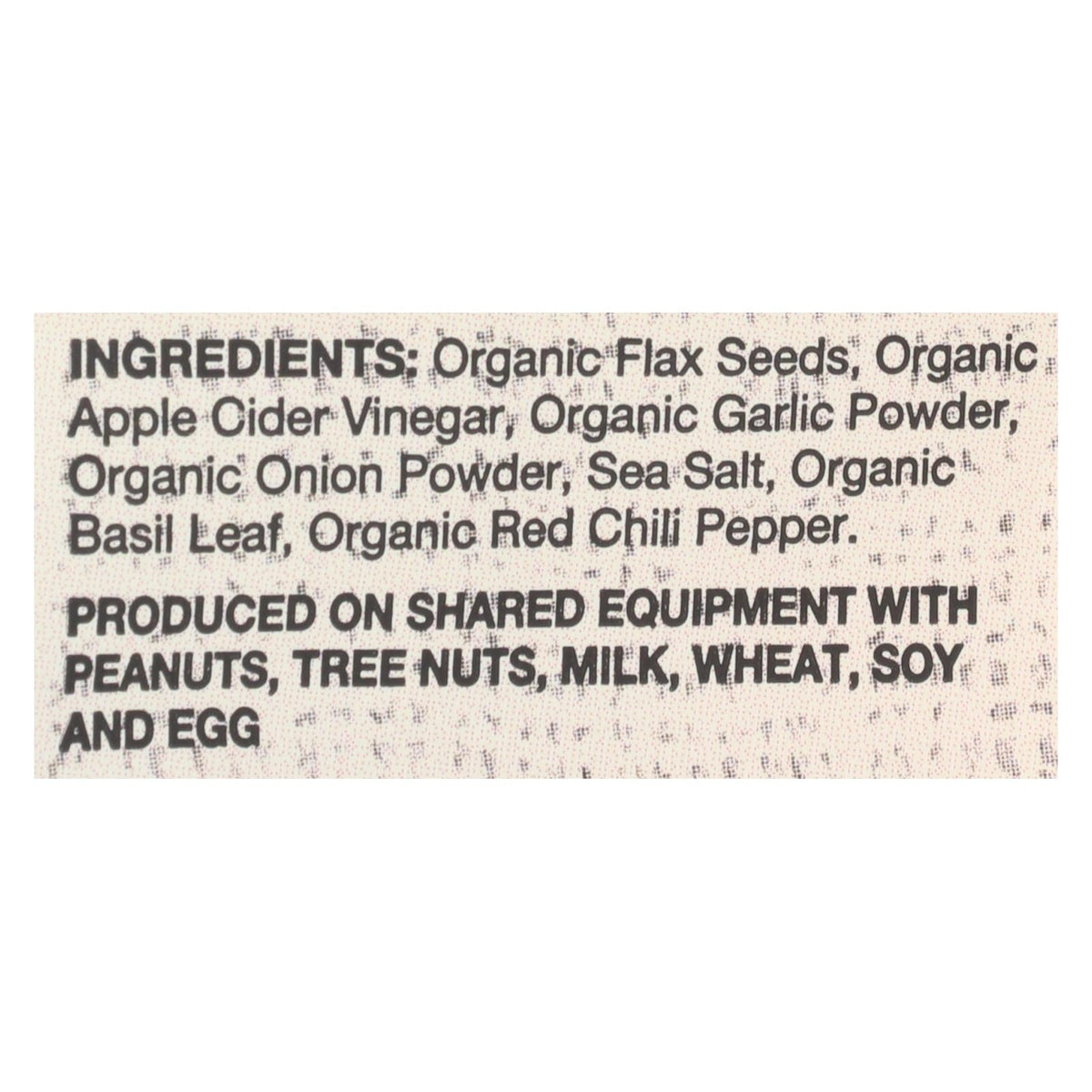 Flackers Organic Flax Seed Crackers, Savory, 5 oz (Case of 6)