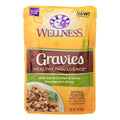Wellness Pet Products Cat Food - Gravies with Bits of Chicken and Turkey Smothered in Gravy (Pack of 24) - 3 Oz.