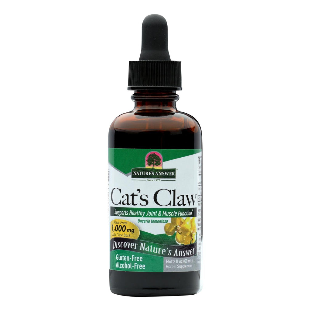 Nature's Answer Alcohol Free Cat's Claw Inner Bark, 2 fl oz