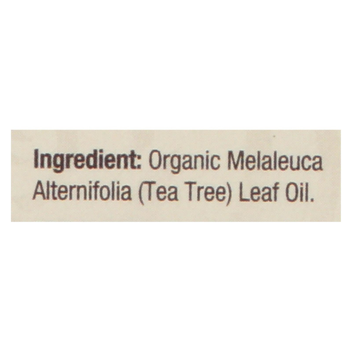 Nature's Answer Organic Tea Tree Essential Oil, 0.5 oz