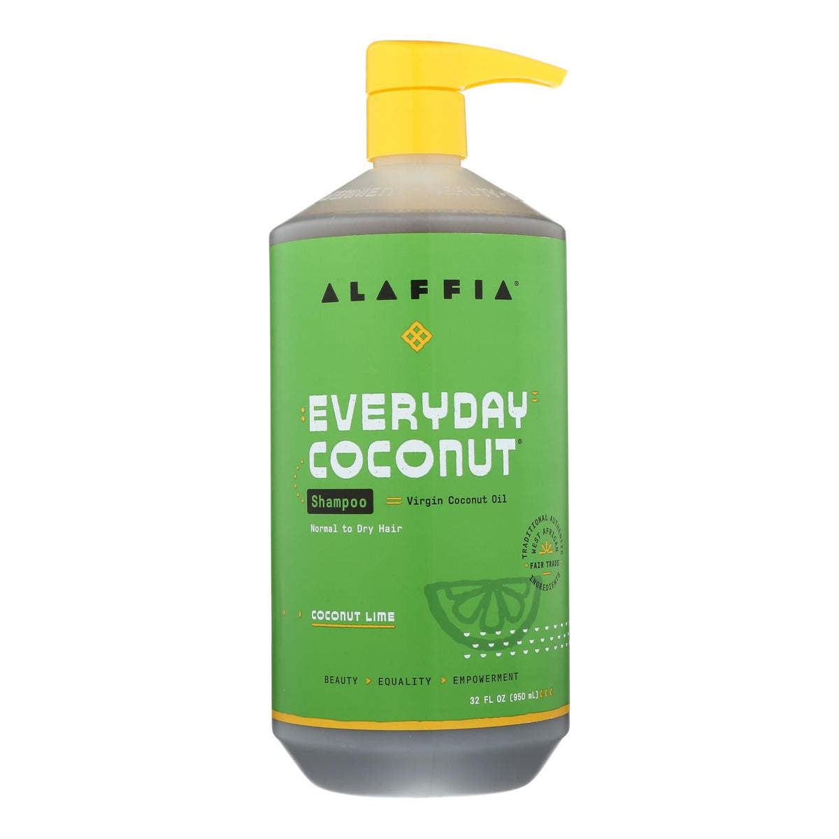 Alaffia Everyday Shampoo, Coconut Lime, 32 fl oz