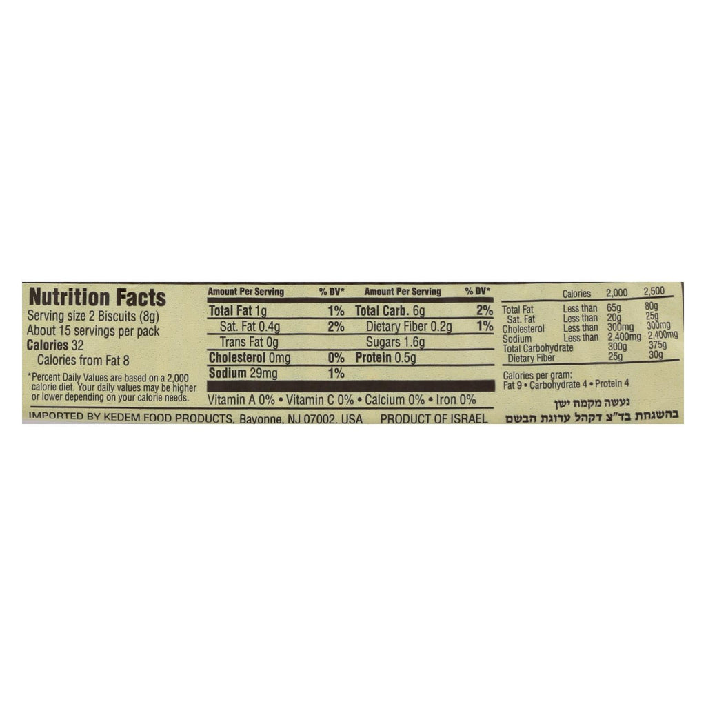 Kedem Tea Biscuits (Pack of 24) - Chocolate - 4.2 Oz.