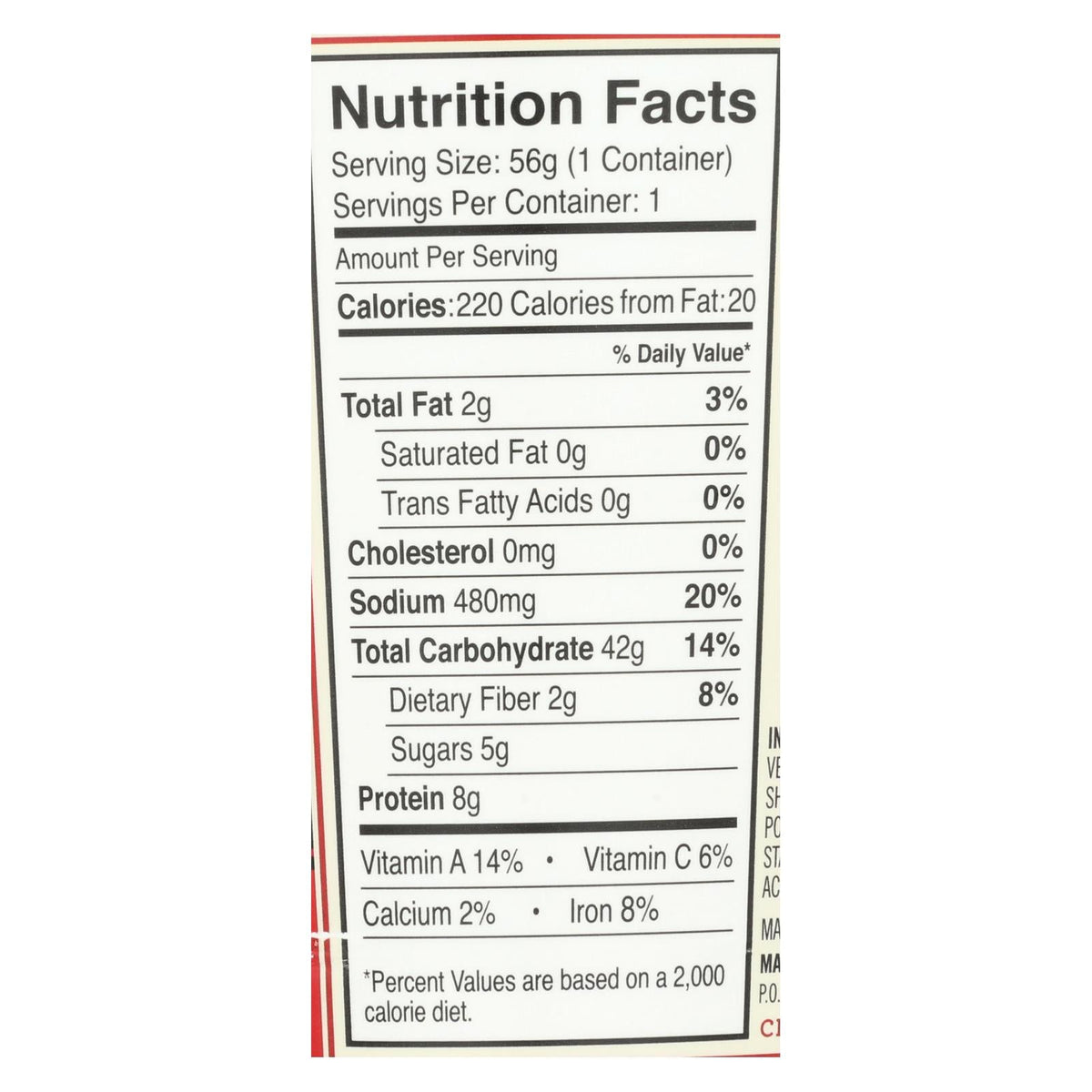 Dr. McDougall's Spicy Kung Pao Asian Noodle Soup, 2 oz (Case of 6)