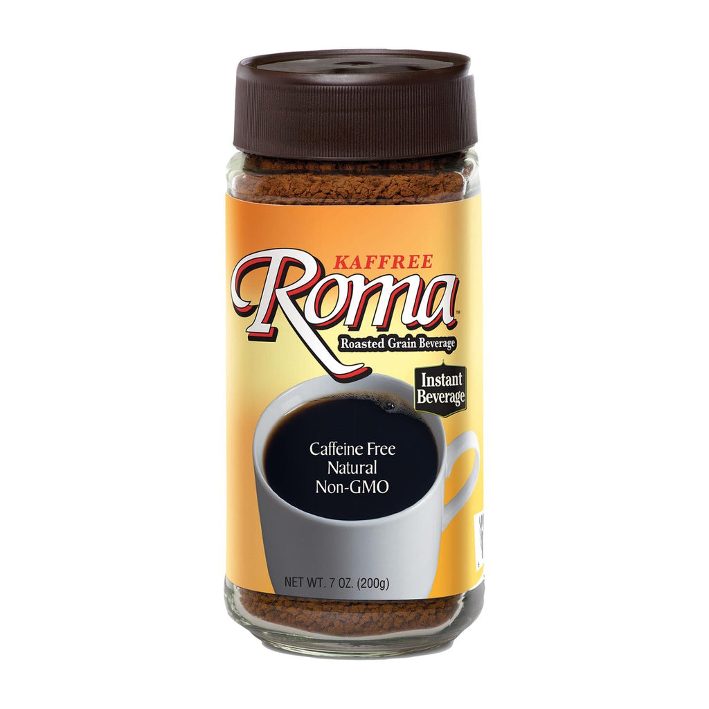 Kaffree Roma Instant Roasted Grain Beverage, 7 oz (Case of 6)