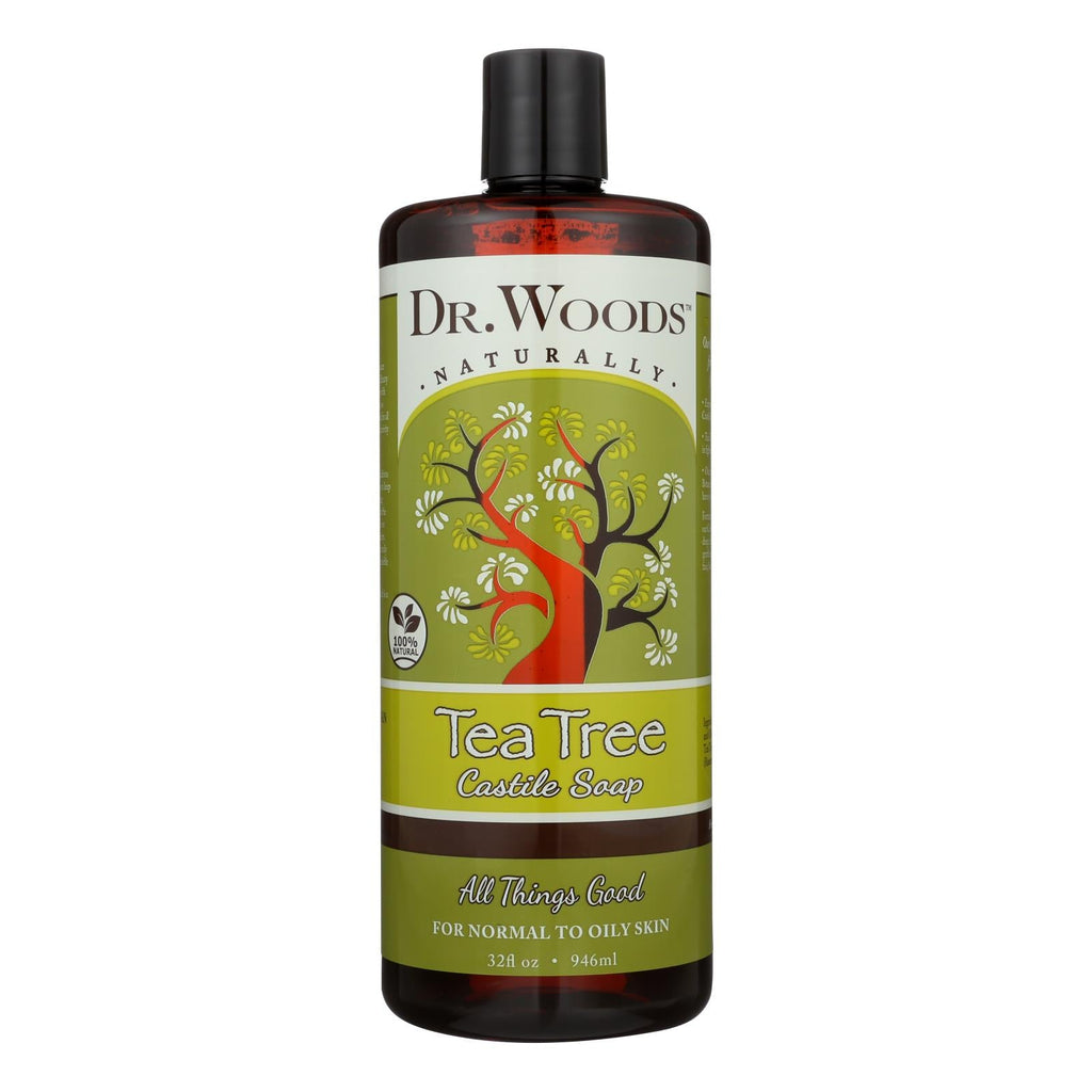 Dr. Woods Tea Tree Pure Castile Soap (32 Fl Oz.)