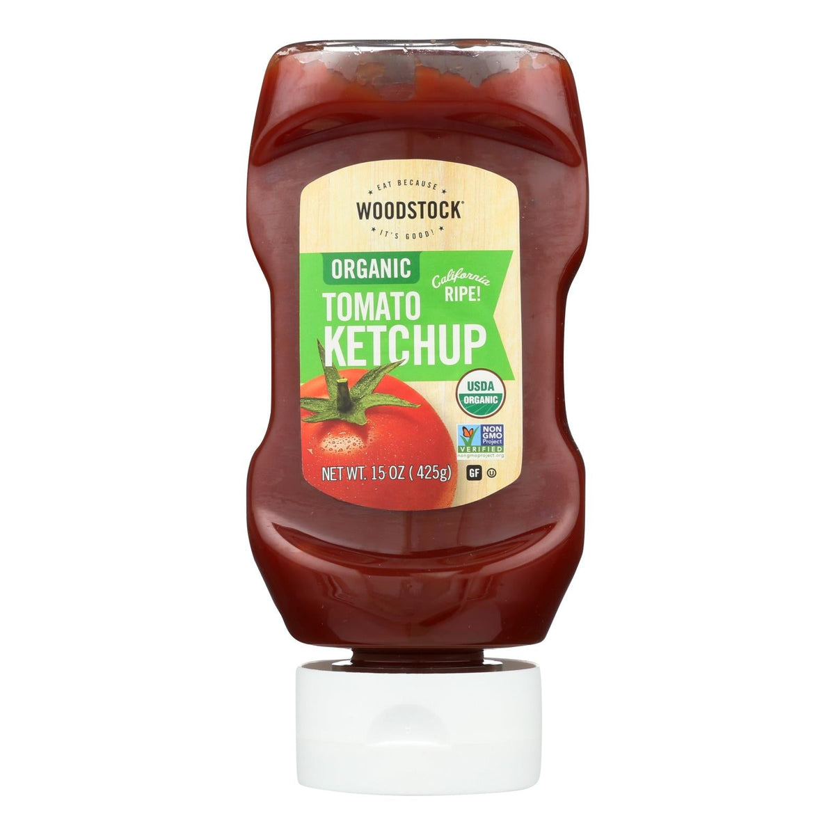 Woodstock Organic Tomato Ketchup, 15 oz (Case of 16)