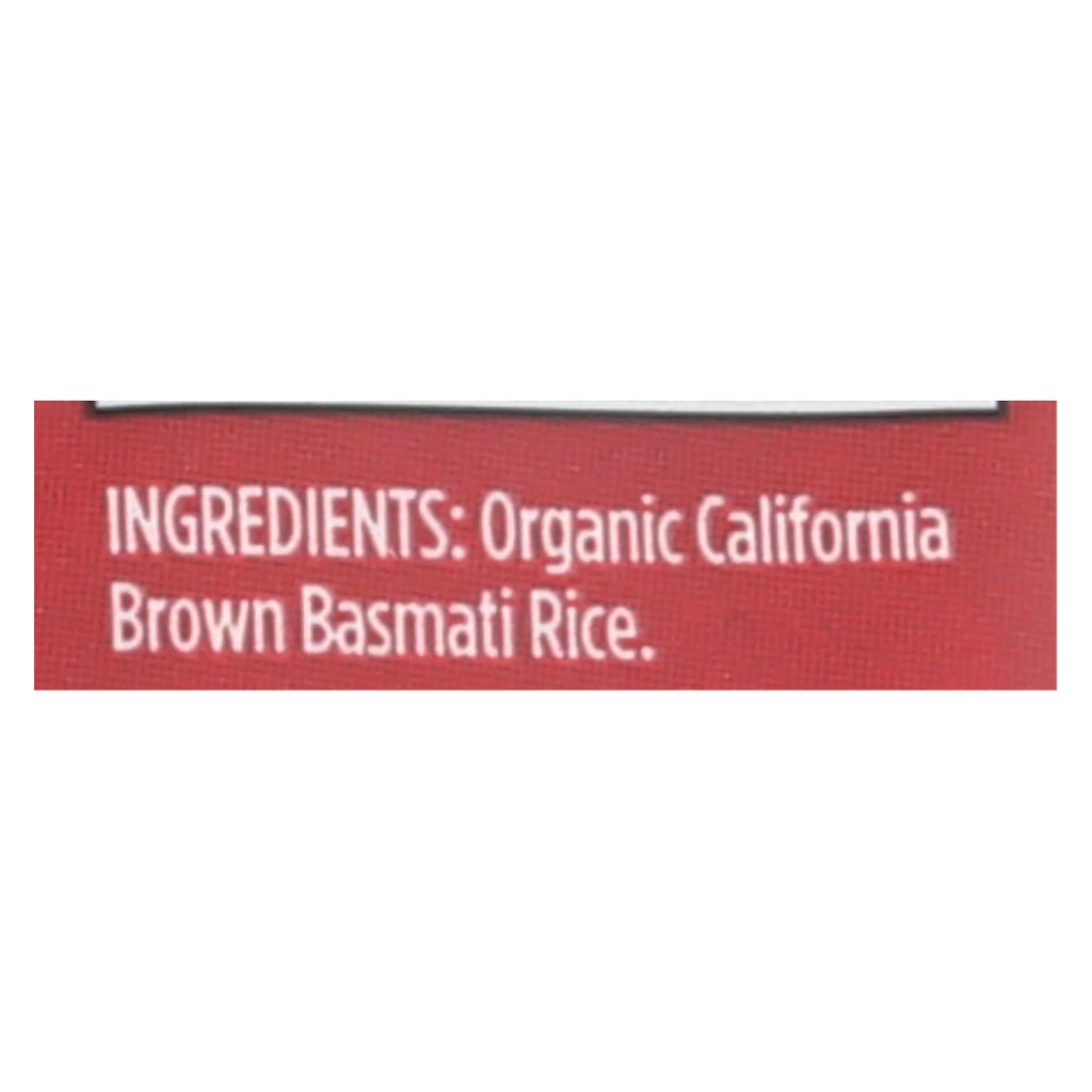 Lundberg Family Farms Organic California Brown Basmati Rice, 2 lb (Case of 6)