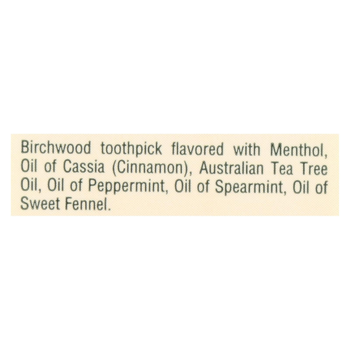 Tea Tree Therapy Toothpicks (Pack of 12 - 100 Each)