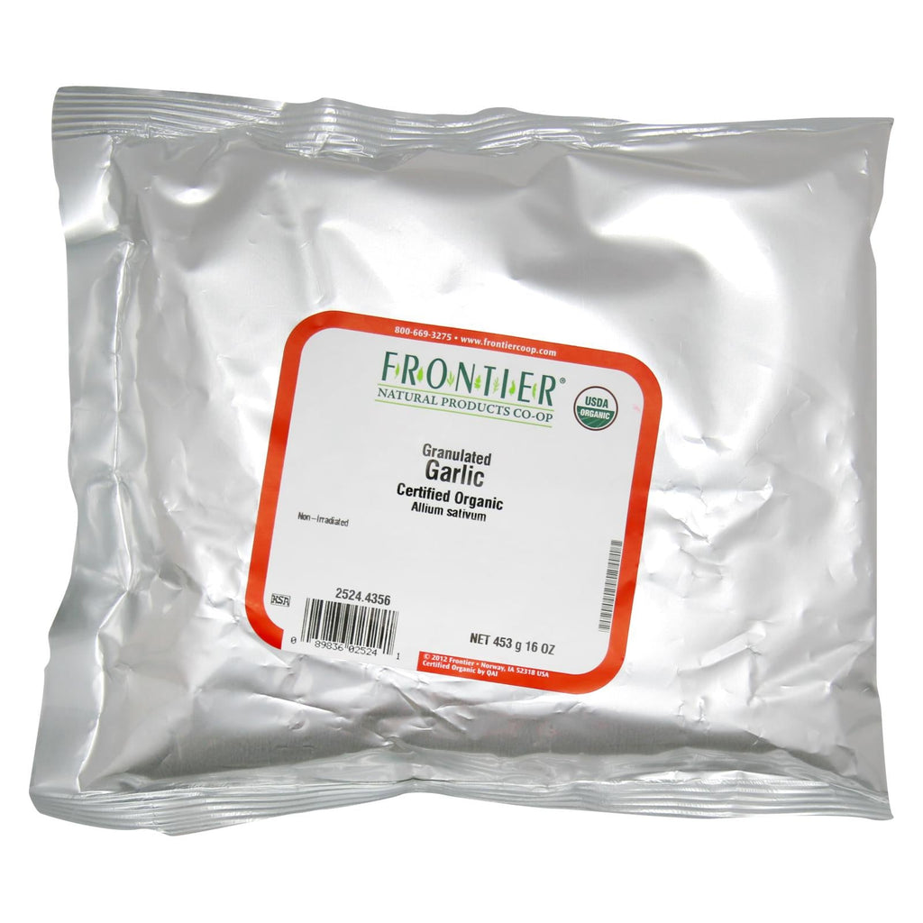 Frontier Co-op Organic Garlic Granules, 1 lb