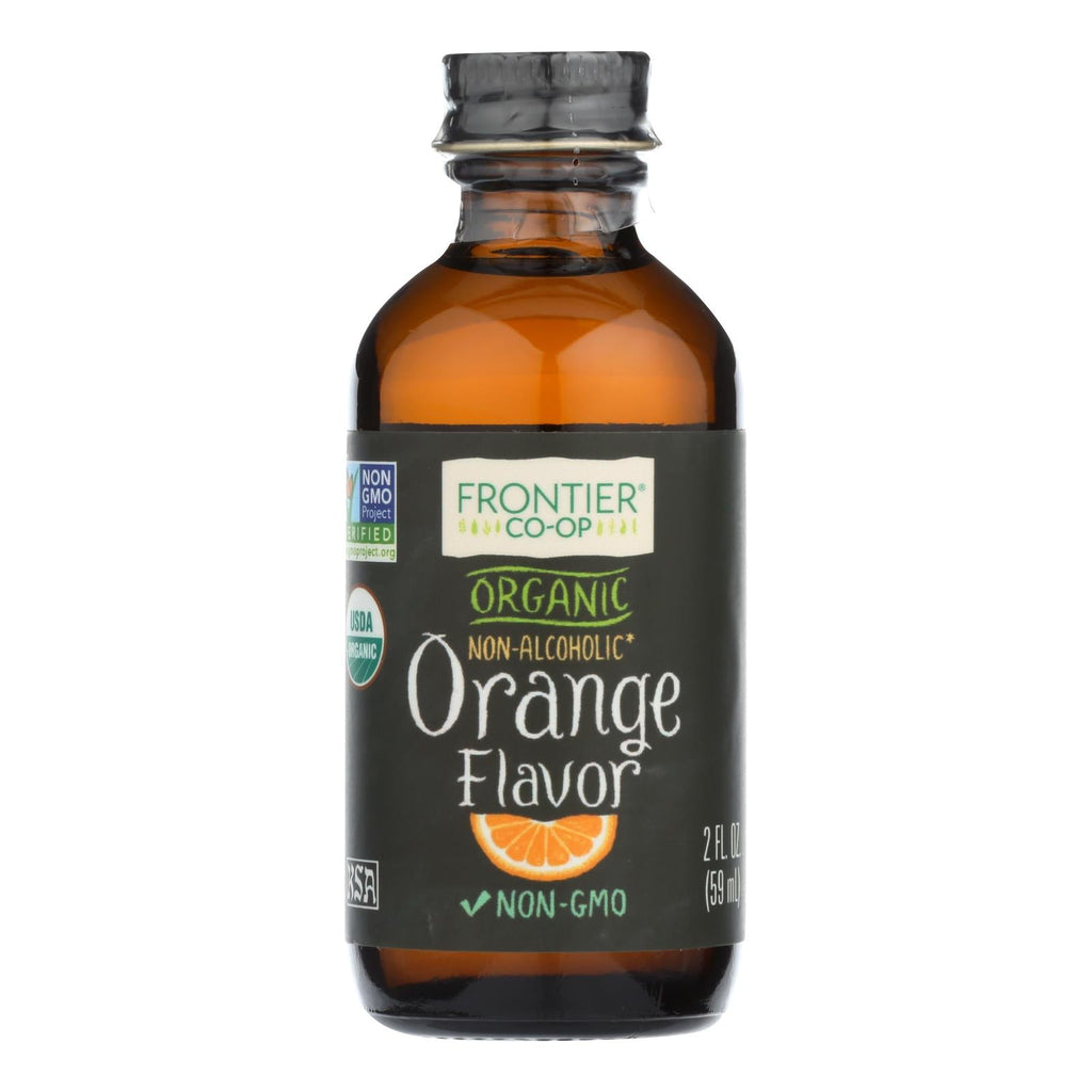 Frontier Co-op Organic Orange Flavor, 2 oz