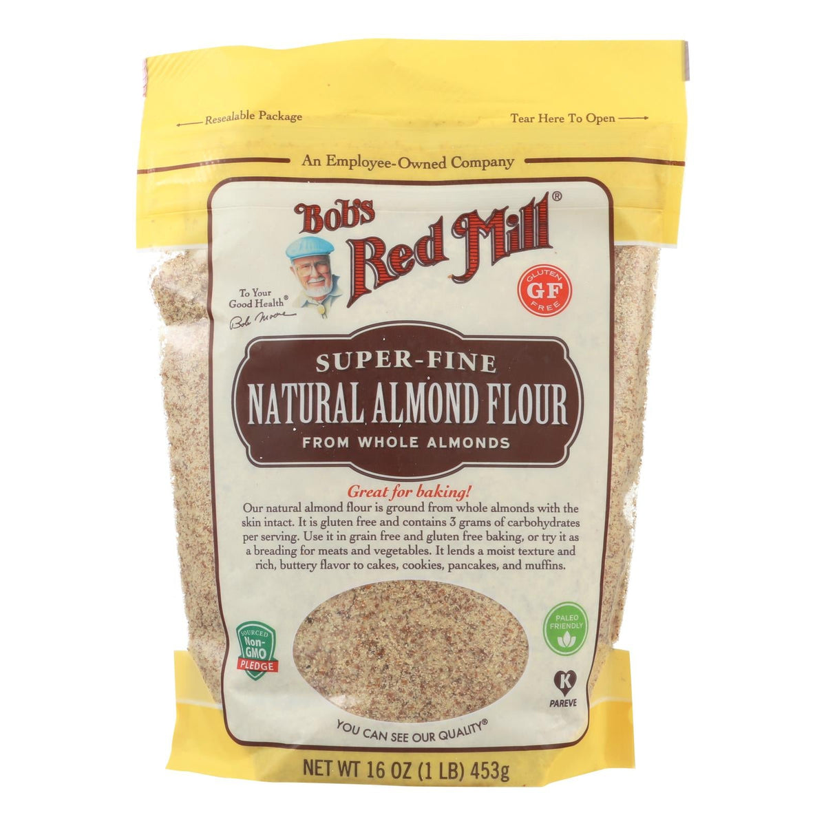 Bob's Red Mill Almond Flour, 16 oz (Case of 4)