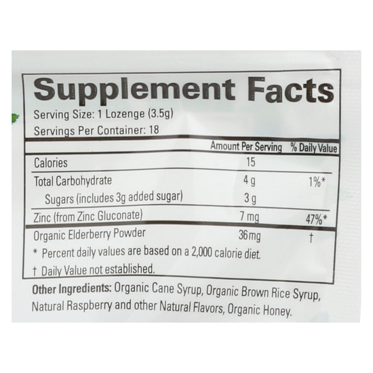 Quantum Health Zinc Lozenges, Elderberry Raspberry, 18 ct