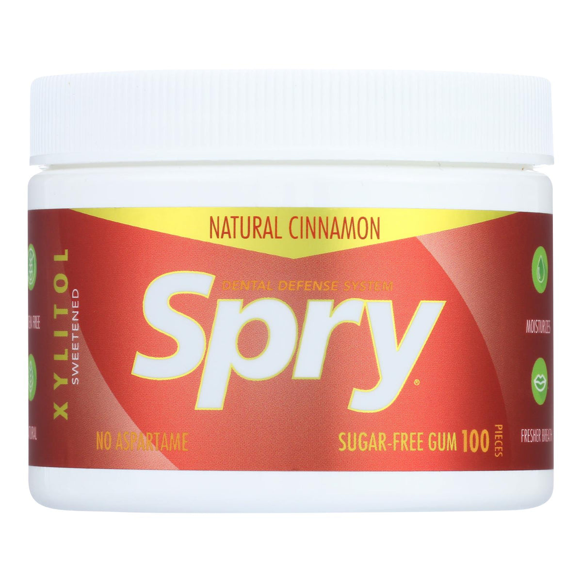 Spry Xylitol Chewing Gum, Cinnamon, 100 ct