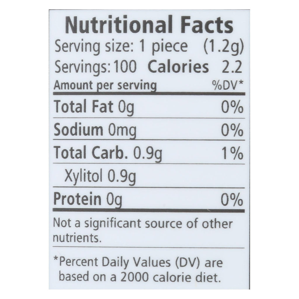 Spry Xylitol Chewing Gum, Cinnamon, 100 ct