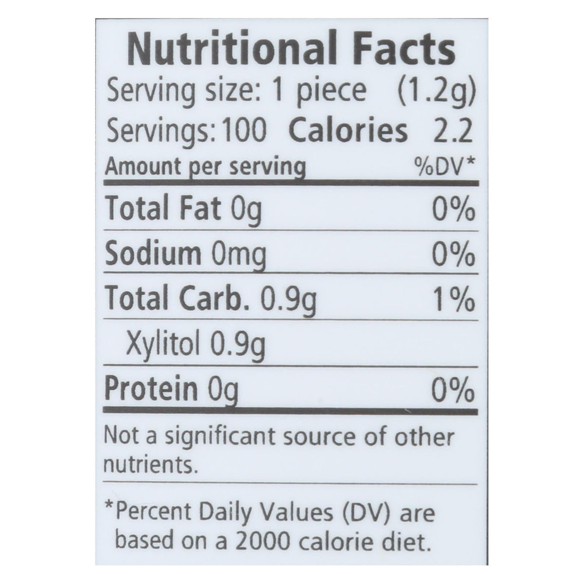 Spry Xylitol Chewing Gum, Cinnamon, 100 ct