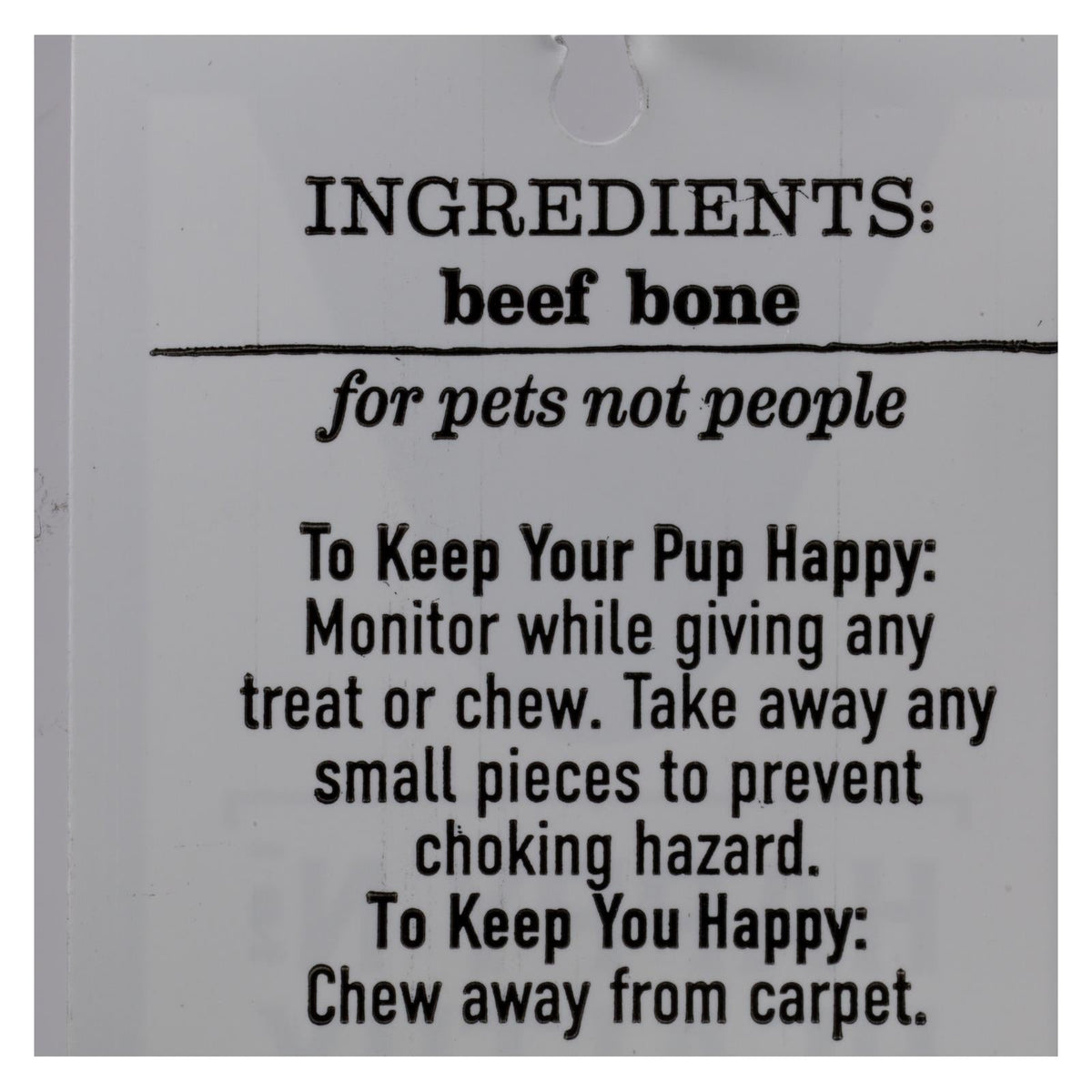 Happy N Healthy Pet Beef Rib Dog Bone, 1 ct (Case of 12)