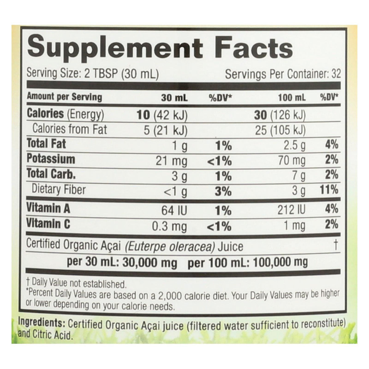 Organic Dynamic Health Acai Gold (32 Fl Oz.)