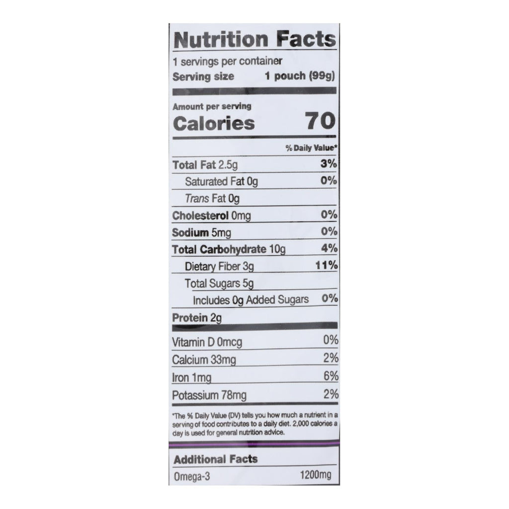 Mamma Chia Vitality Squeeze Snack, Blackberry Bliss, 3.5 oz (Case of 16)