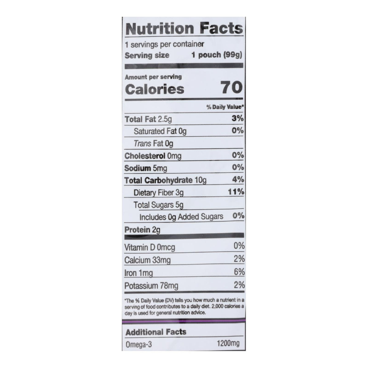 Mamma Chia Vitality Squeeze Snack, Blackberry Bliss, 3.5 oz (Case of 16)