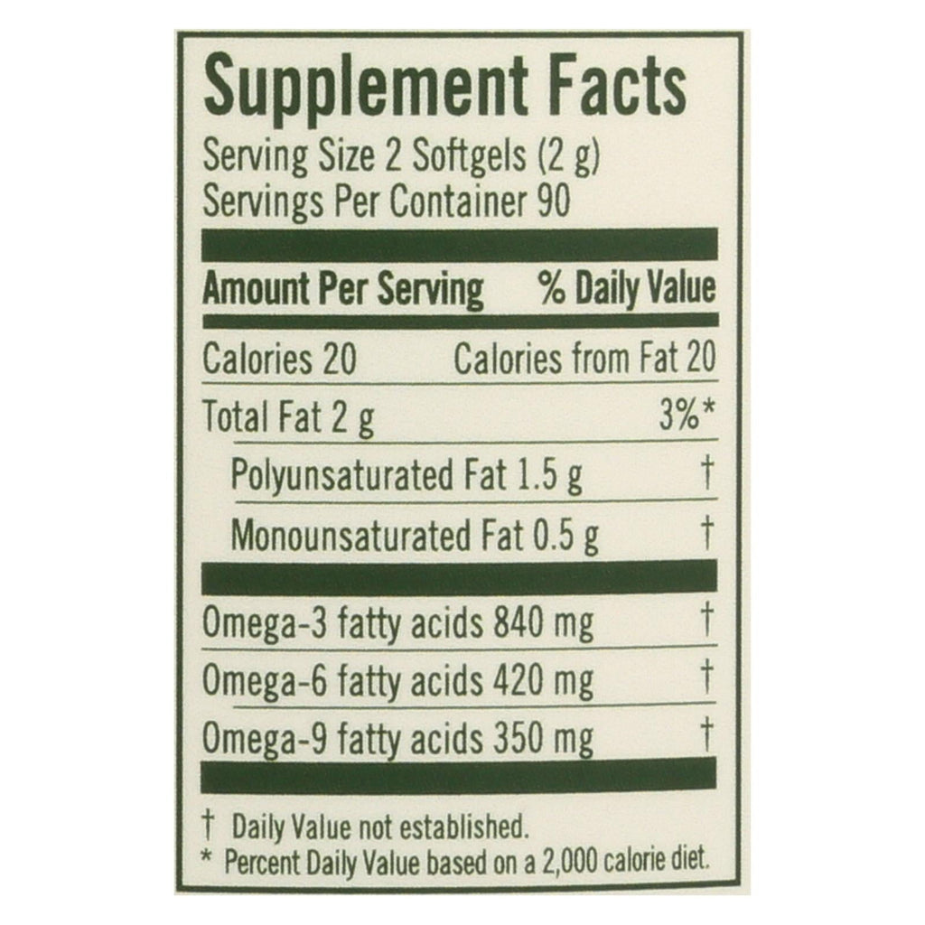 Flora Inc - Udo's Oil 369 Blend (180 Sgels)