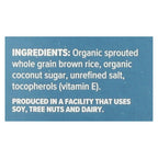One Degree Organic Foods Sprouted Brown Rice Crisps Cereal, 8 oz (Case of 6)