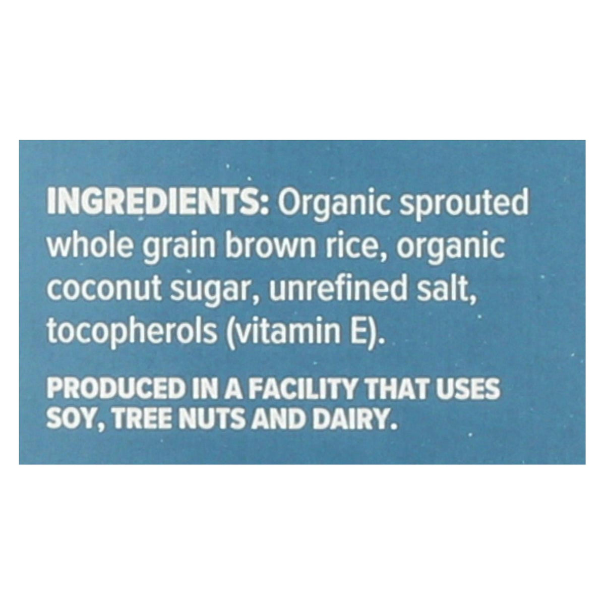 One Degree Organic Foods Sprouted Brown Rice Crisps Cereal, 8 oz (Case of 6)