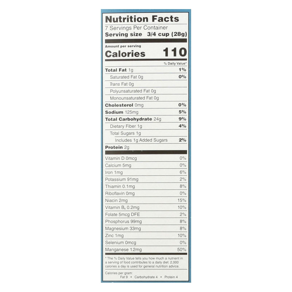 One Degree Organic Foods Sprouted Brown Rice Crisps Cereal, 8 oz (Case of 6)