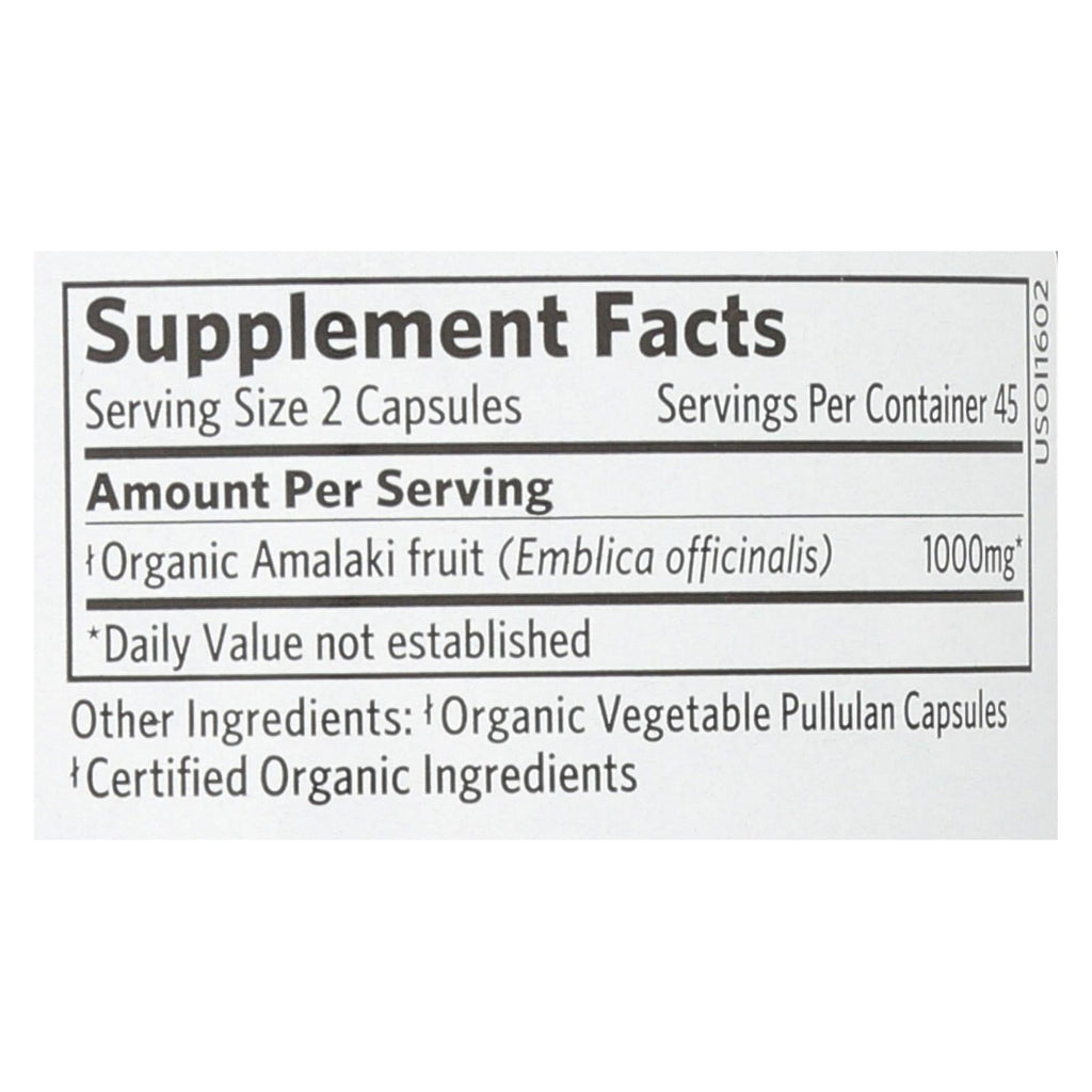 Organic India Amalaki  - 90 Vcap