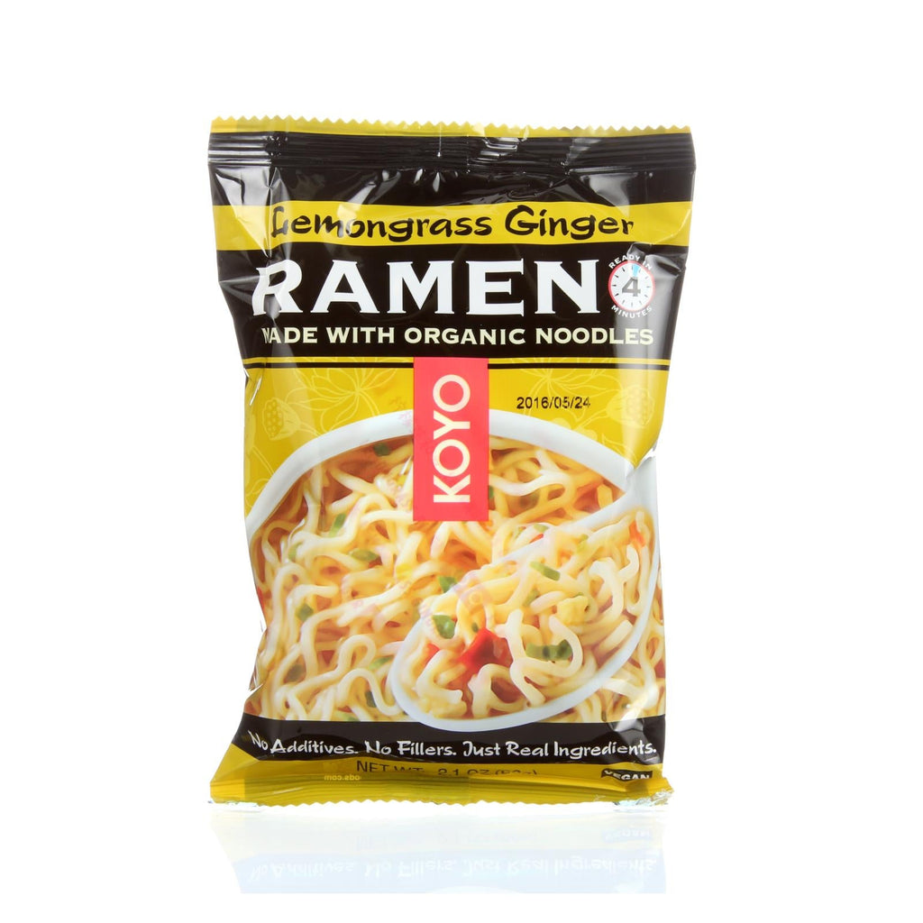 Koyo Lemongrass Ginger Ramen (Pack of 12 - 2.1 Oz.)