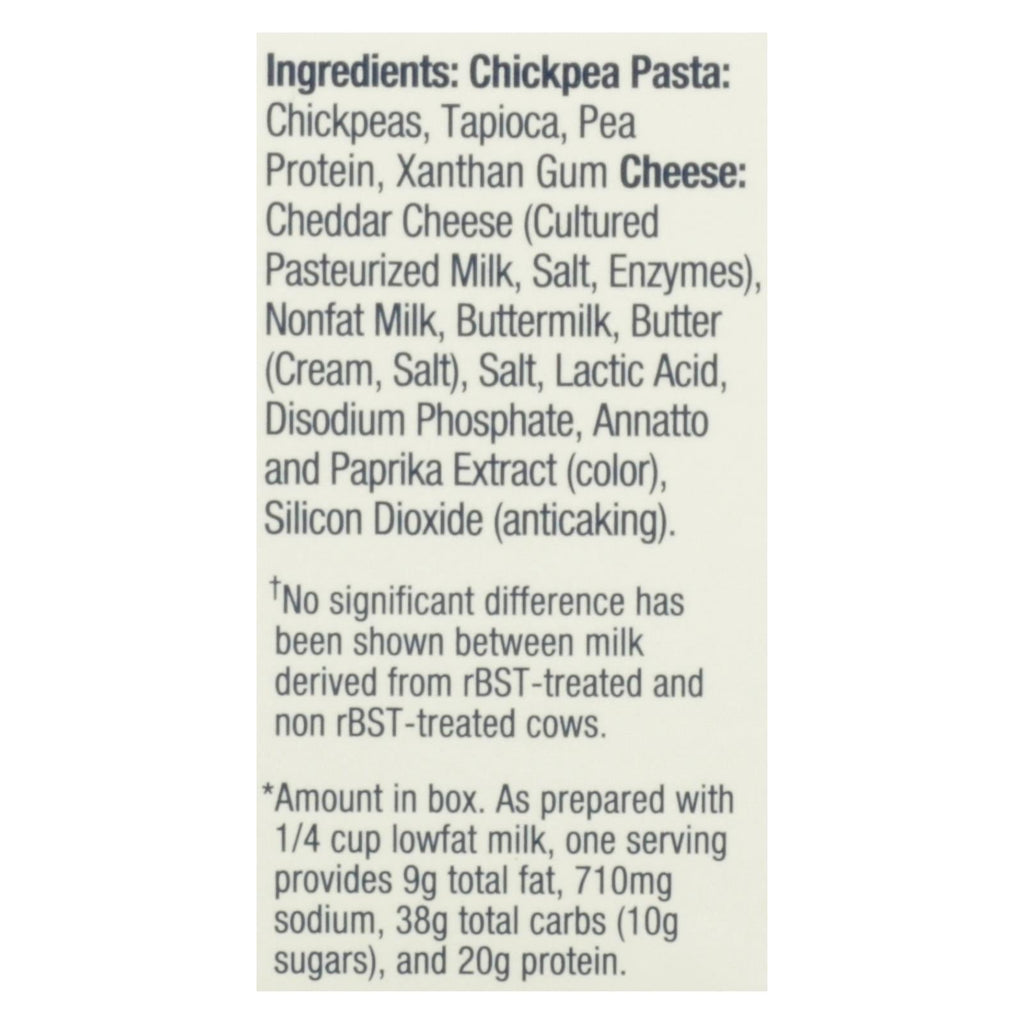 Banza Chickpea Pasta Mac & Cheese, Classic Cheddar, 5.5 oz (Case of 6)