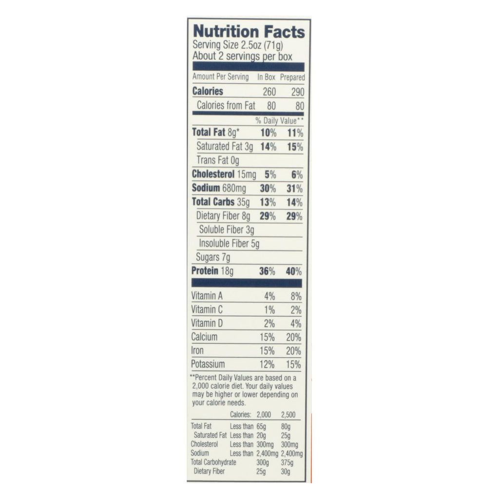 Banza Chickpea Pasta Mac & Cheese, Classic Cheddar, 5.5 oz (Case of 6)