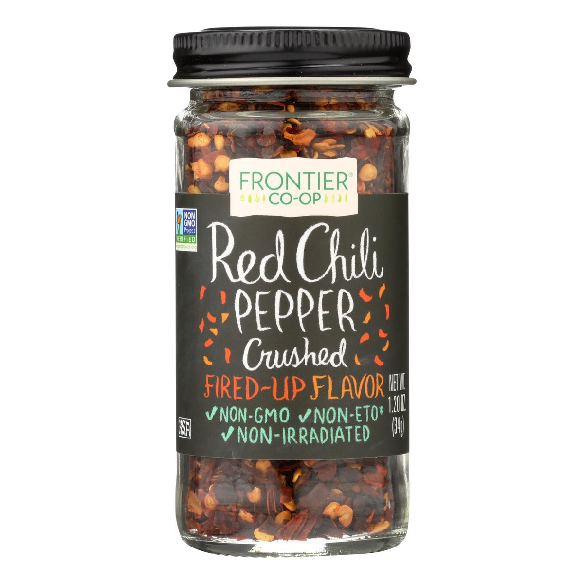 Frontier Co-op Crushed Red Chili Peppers, 1.2 oz