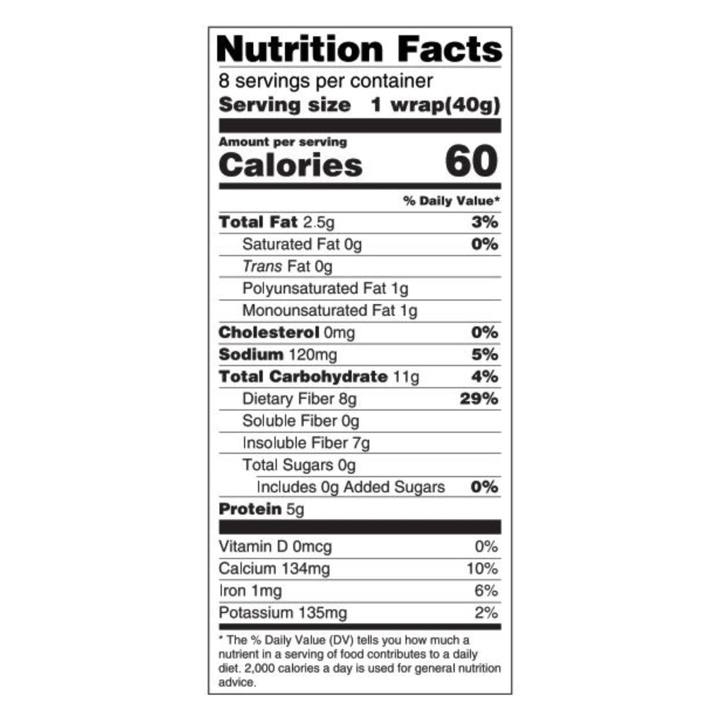 Tumaro's 8 Inch Multi Grain Carb Wise Wraps, 8 ct (Case of 6)
