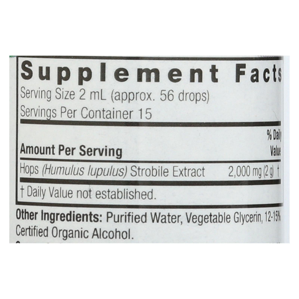 Nature's Answer Hops Strobile Extract (1 Fl Oz)