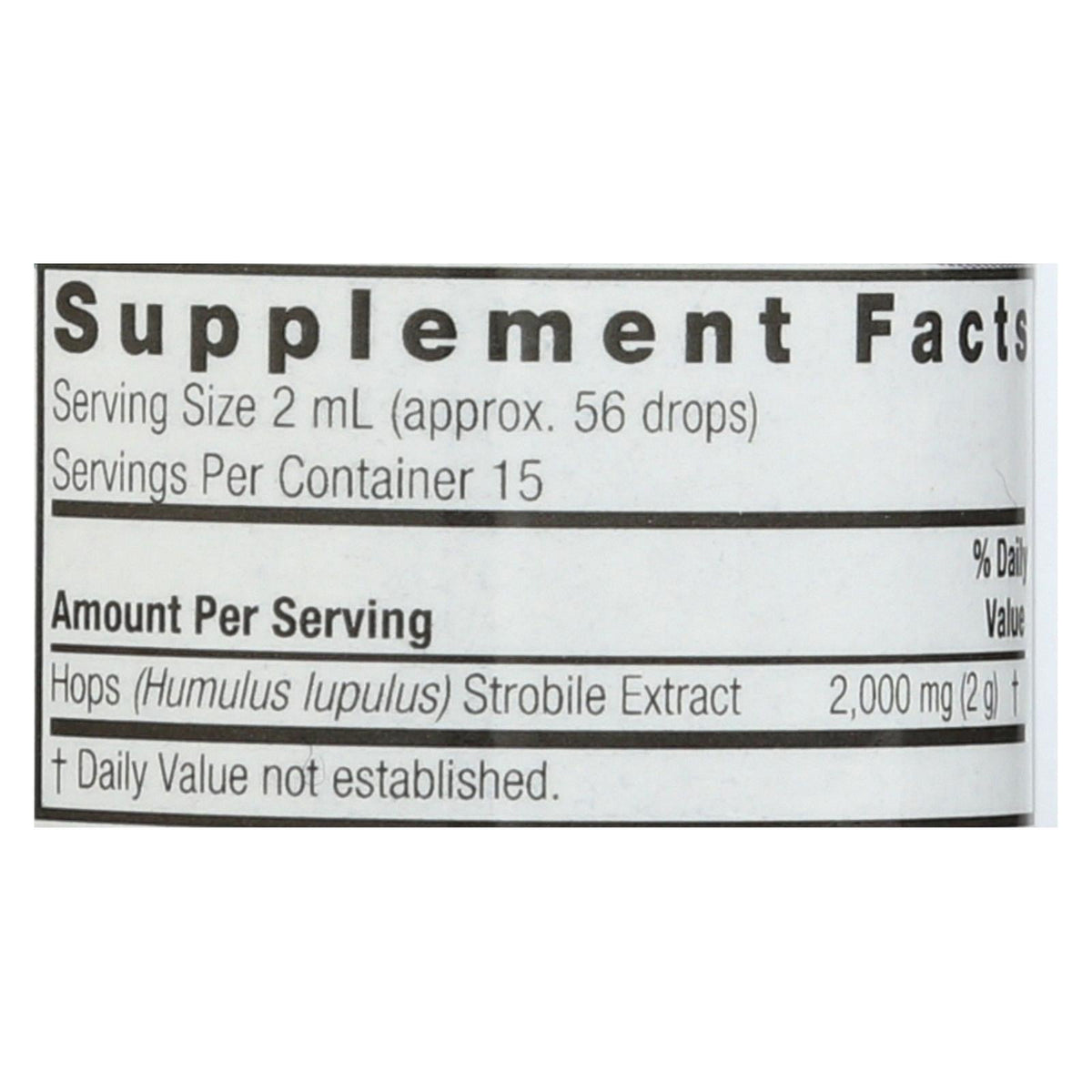 Nature's Answer Hops Strobile Extract (1 Fl Oz)