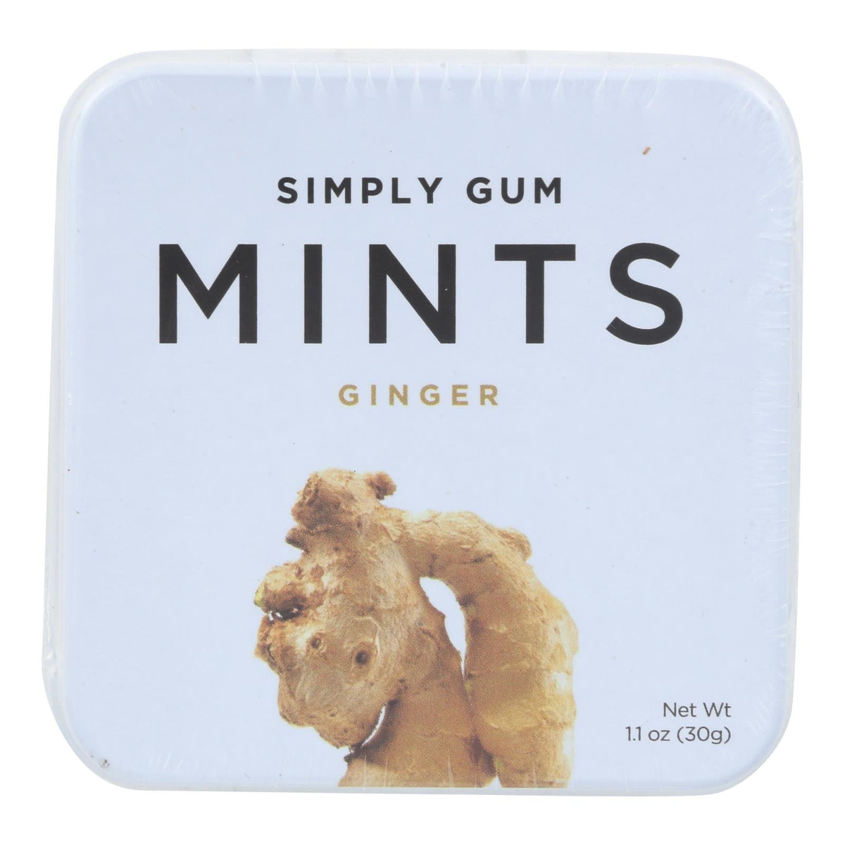 Simply Gum Ginger Mints, 30 ct (Case of 6)