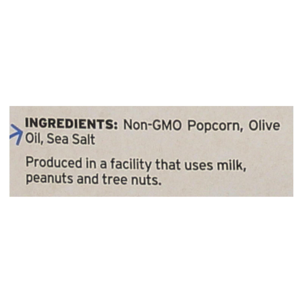 Pipcorn Mini Popcorn, Sea Salt, 4 oz (Case of 12)