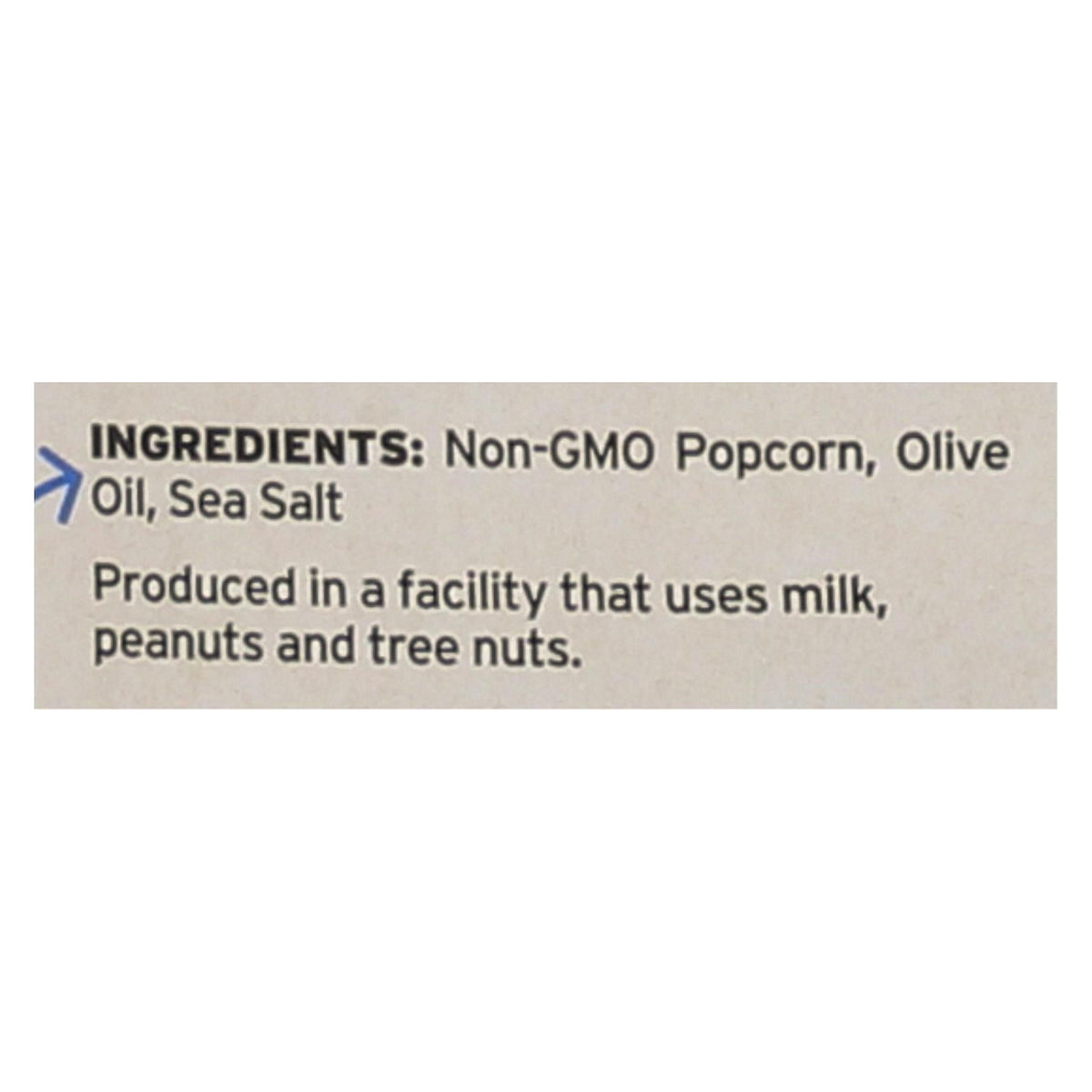 Pipcorn Mini Popcorn, Sea Salt, 4 oz (Case of 12)