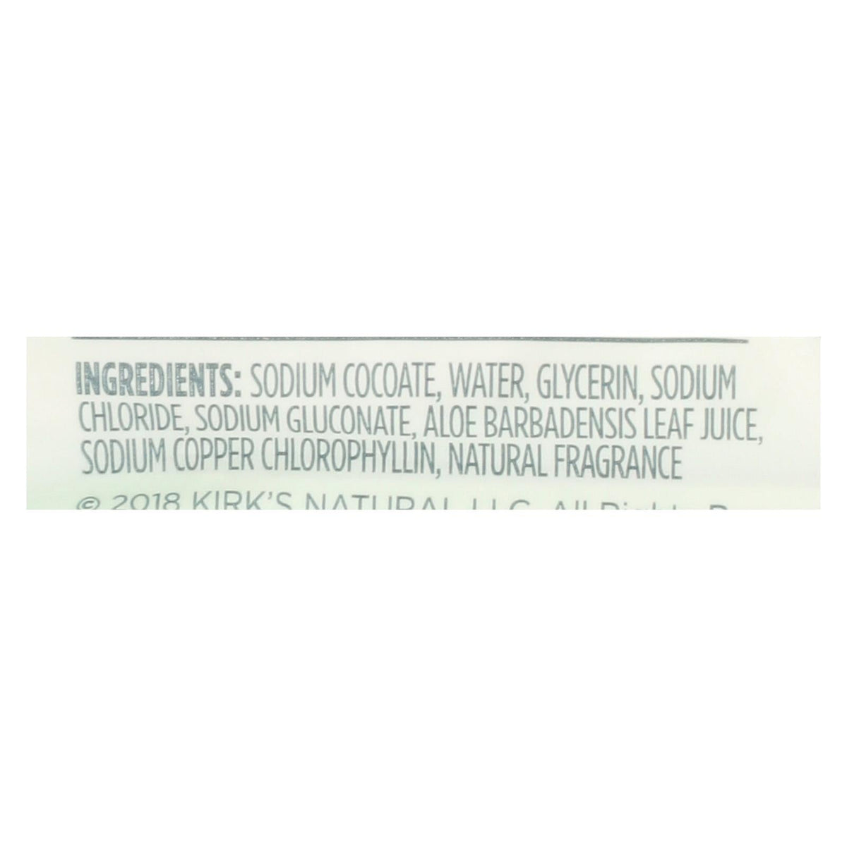 Kirk's Coco Castile Bar Soap, Aloe Vera, 0.75 oz (Case of 3)