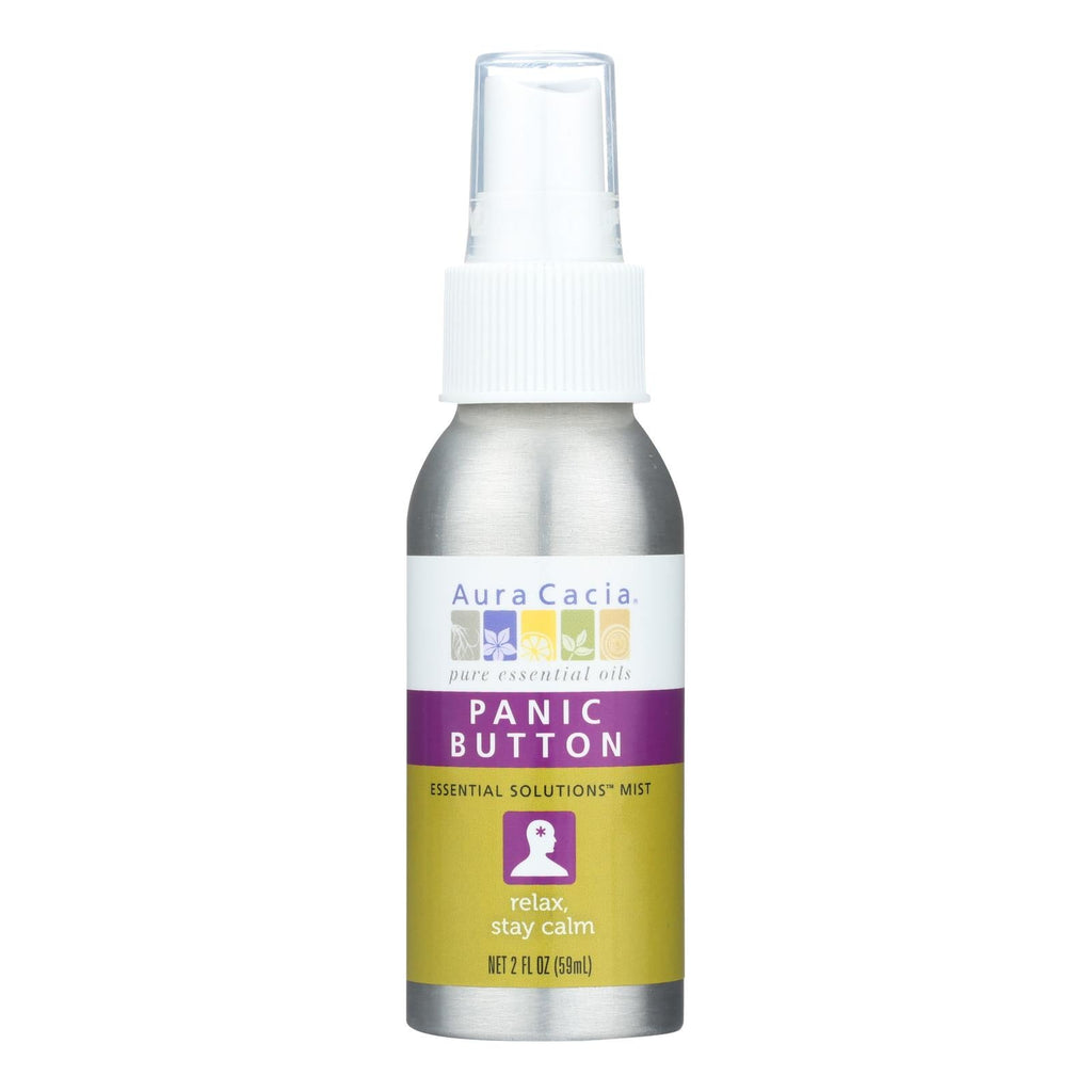 Aura Cacia Essential Solutions Mist, Panic Button, 2 fl oz