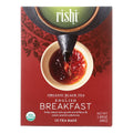 Rishi Organic English Breakfast Tea, 15 ct (Case of 6)